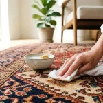 تمیز کردن لکه از روی فرش در منزل